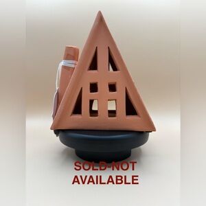 Rustic Terracotta Triangle Lantern